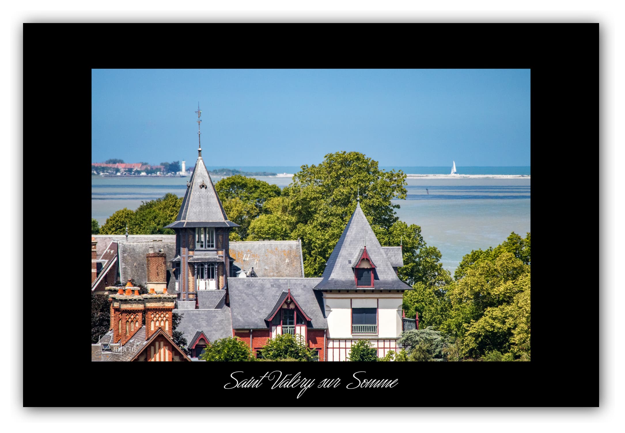 Poster Baie de Somme - Hauts de France (France). Affiches Formats 30x40 cm, 40x60 cm ou 50x70 cm. Impression sur Papier Photo. Décoration murale. Paysage. Mer.