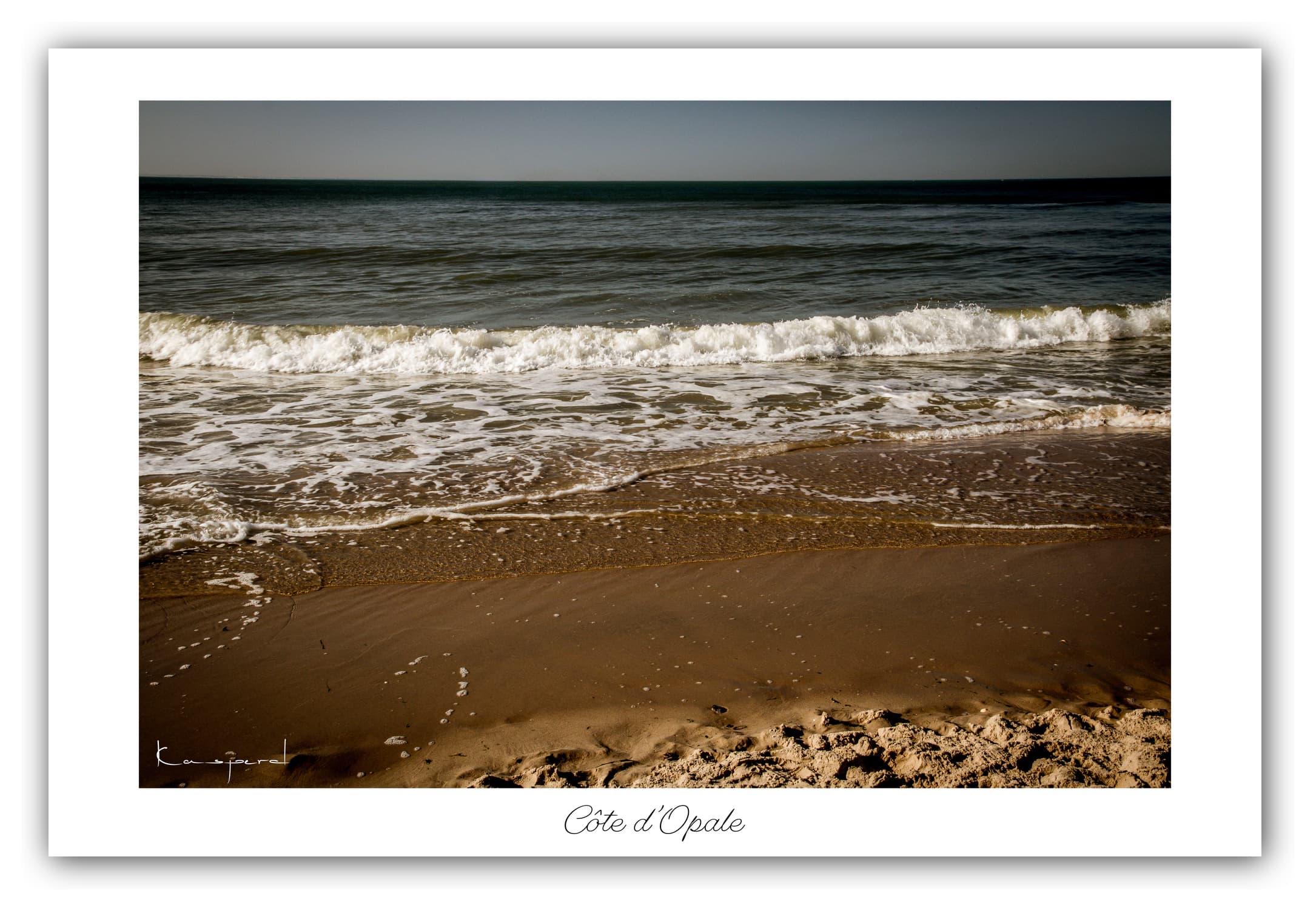 Poster Côte d'Opale - Hauts de France (France). Affiches Formats 30x40 cm, 40x60 cm ou 50x70 cm. Impression sur Papier Photo. Décoration murale. Paysage. Mer.