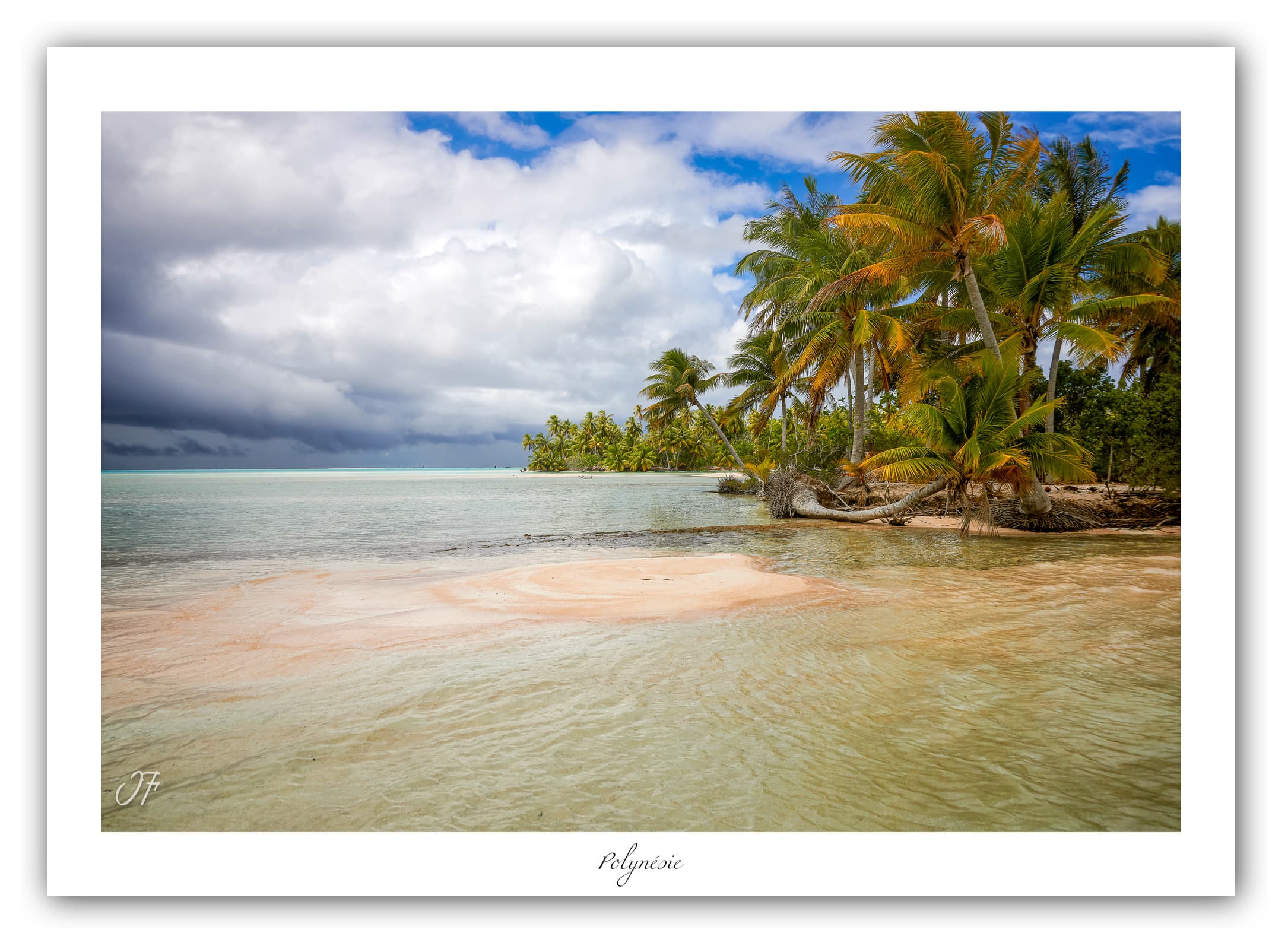Générique Poster Fakarava (Polynésie - Océanie). Affiches Formats 30x40cm, 40x60 cm ou 50x70 cm. Impression sur Papier Photo. Décoration murale. Paysage. Océan. Îles.