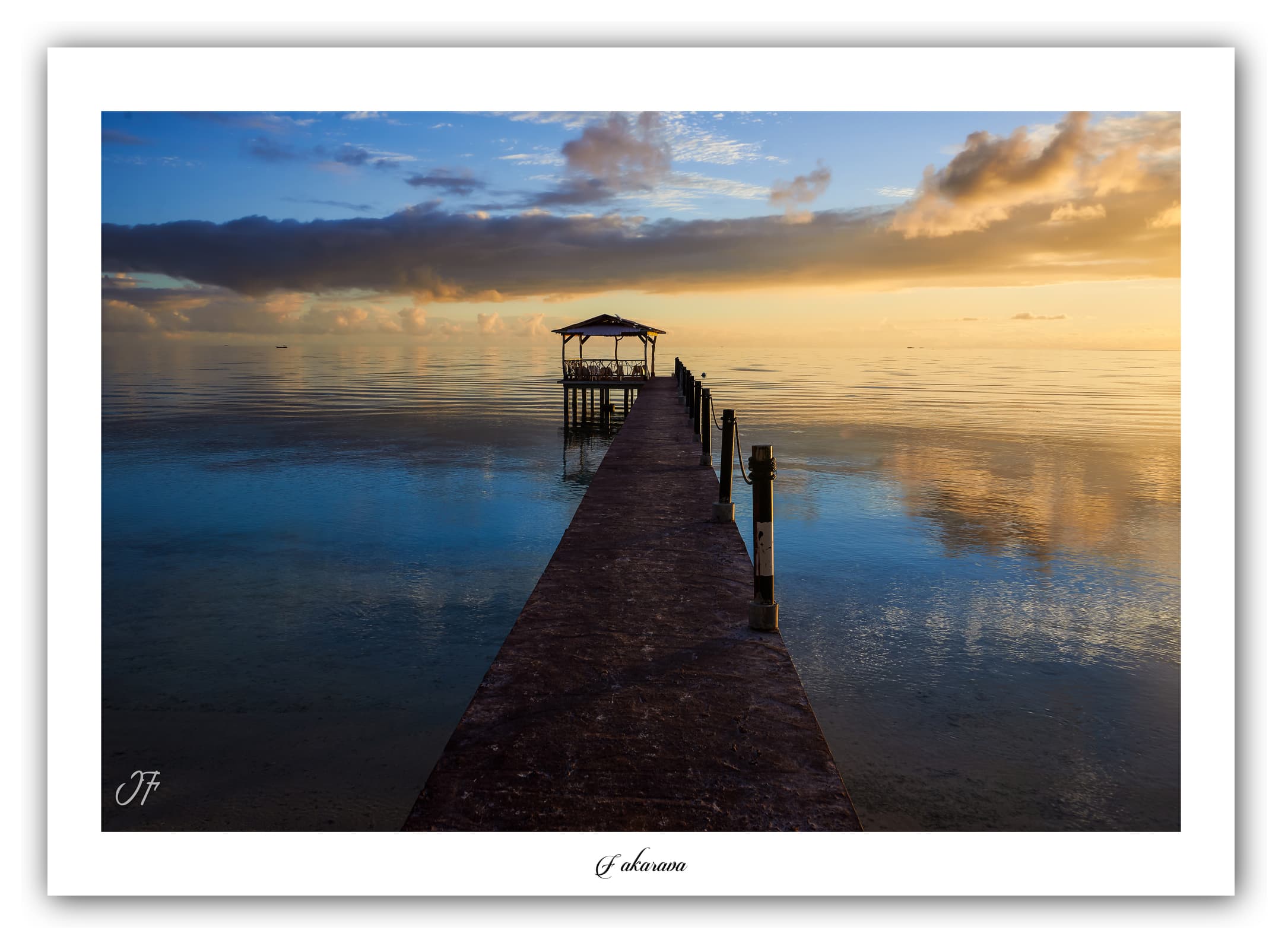 Générique Poster Archipel des Tuamotu (Polynésie - Océanie). Affiches Formats 30x40cm, 40x60 cm ou 50x70 cm. Impression sur Papier Photo. Décoration murale. Paysage. Océan. Îles.