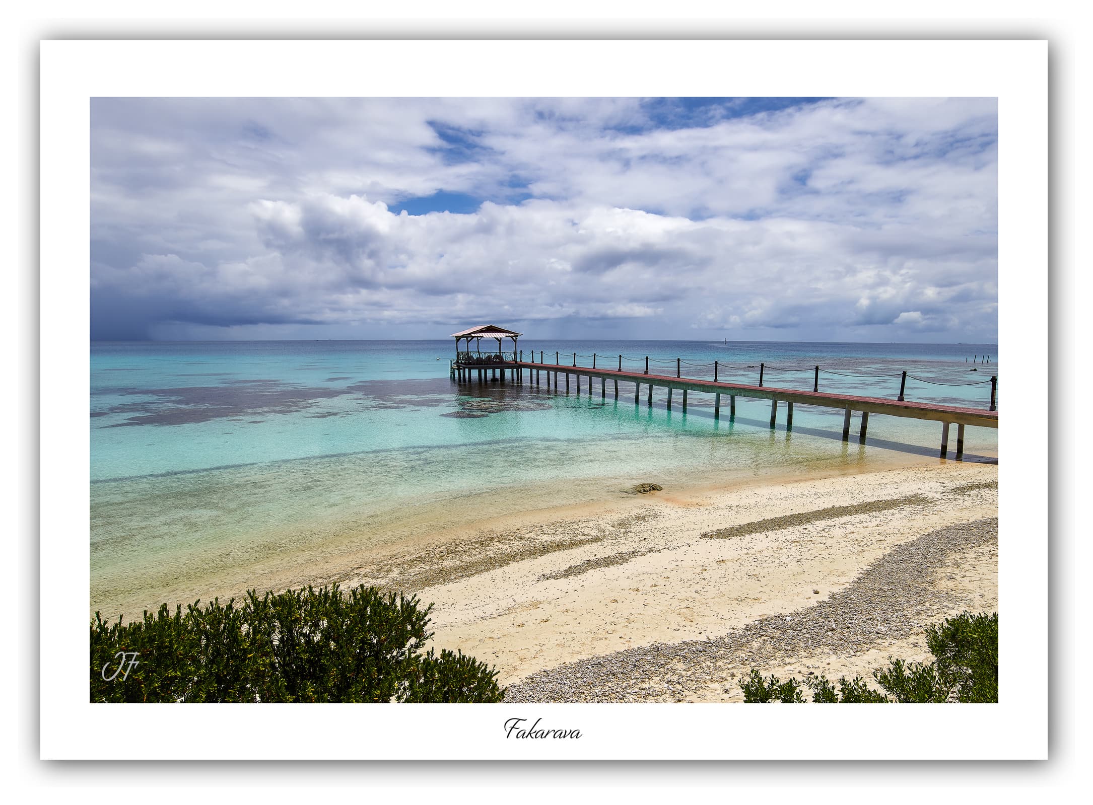Générique Poster Archipel des Tuamotu (Polynésie - Océanie). Affiches Formats 30x40cm, 40x60 cm ou 50x70 cm. Impression sur Papier Photo. Décoration murale. Paysage. Océan. Îles.